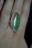 Sterling Silver Moss Agate Ring