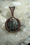 Virgo Seraphinite Zodiac Pendant