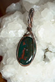 Bloodstone Copper Pendant