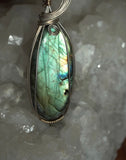 Jumbo Labradorite in Sterling Silver and 14k Gold Filled