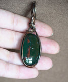 Bloodstone Copper Pendant