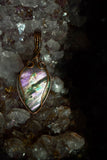 Purple Labradorite Pendant in Copper