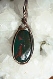 Bloodstone Copper Pendant