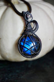 Labradorite Pentacle Pendant