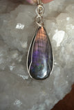 Purple Labradorite in Sterling Silver