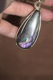 Purple Labradorite in Sterling Silver