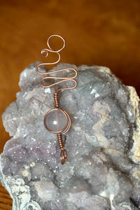 Copper Fluorite Joint Holder Pendant