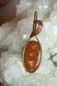 Moroccan Seam Agate in Copper