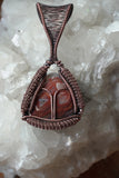 Aries Crazy Lace Agate Zodiac Pendant