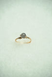 Gold Plated Labradorite Ring: Size 8