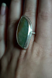 Sterling Silver Moss Agate Ring