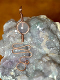 Copper Fluorite Joint Holder Pendant