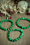 Natural Malachite & Tigers Eye Bracelet