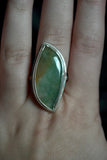 Sterling Silver Moss Agate Ring