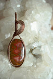 Moroccan Seam Agate in Copper