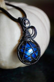 Labradorite Pentacle Pendant