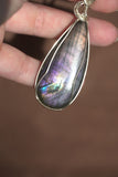 Purple Labradorite in Sterling Silver