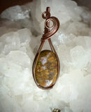 Moroccan Seam Agate in Copper