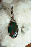 Bloodstone Copper Pendant