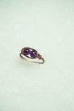 Copper Amethyst Ring: Size 8