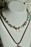 Mixed Mineral Necklace Stacker Set