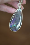 Purple Labradorite in Sterling Silver