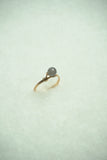 Gold Plated Labradorite Ring: Size 8