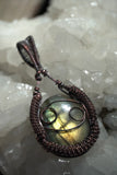 Cancer Labradorite Zodiac Pendant