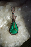 Copper Malachite Pendant