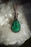 Copper Malachite Pendant