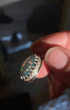 Appraised 8 Carat Ethiopian Opal in Silver Gallery Bezel