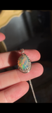 Appraised 8 Carat Ethiopian Opal in Silver Gallery Bezel