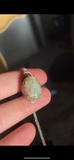 Appraised 8 Carat Ethiopian Opal in Silver Gallery Bezel