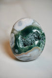 8th Vein Ocean Jasper Palm Stone