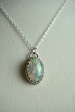 Appraised 8 Carat Ethiopian Opal in Silver Gallery Bezel