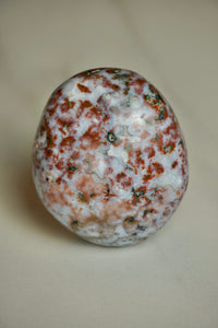 8th Vein Ocean Jasper Palm Stone