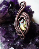 Heady Copper Labradorite Pendant