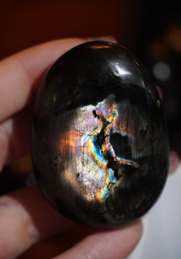 Rainbow Labradorite Palm Stone