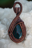 Copper African Bloodstone Pendant