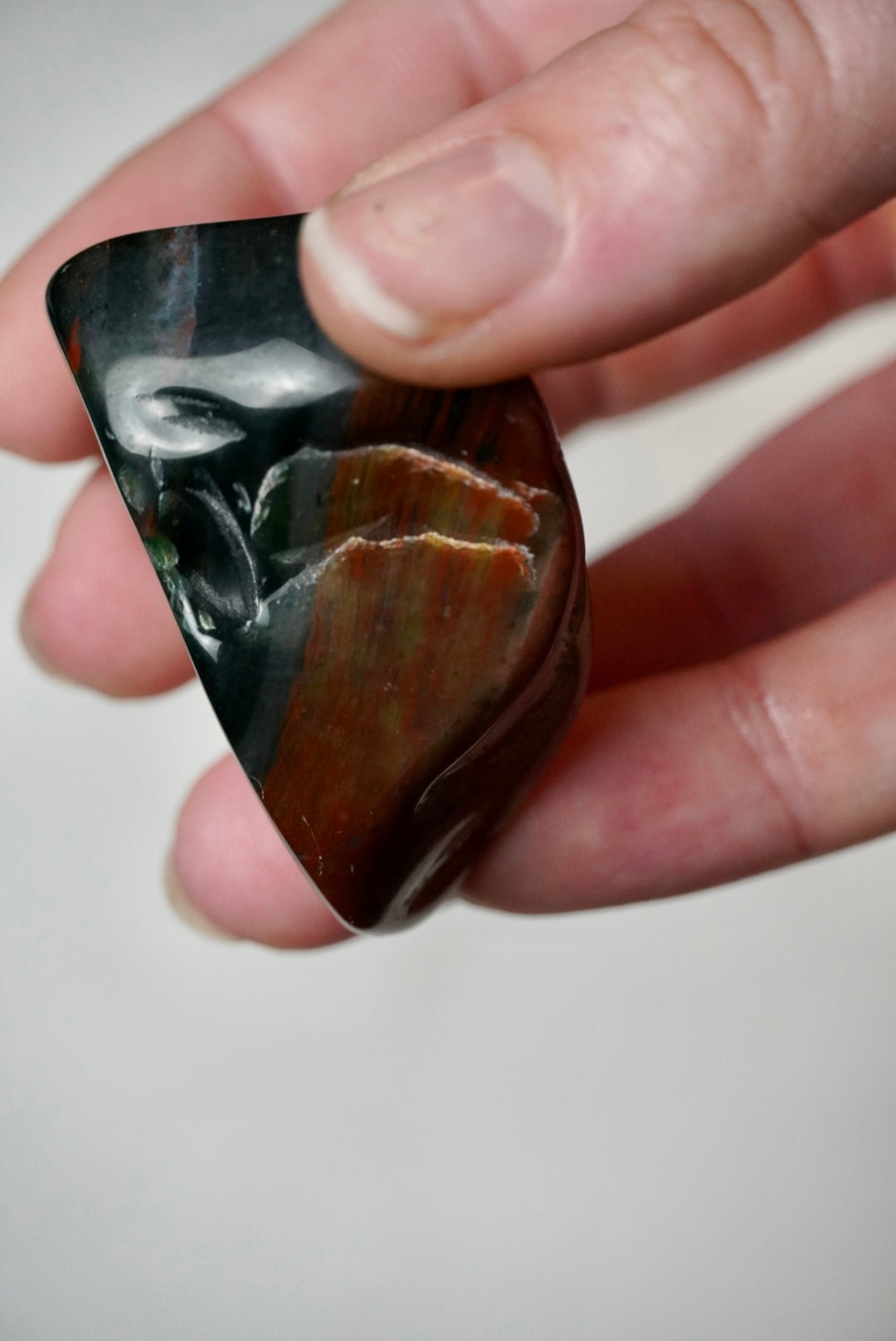 8th Vein Ocean Jasper Tumble – Green Witch Mystics