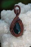 Copper African Bloodstone Pendant