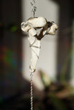 Deer Thoracic Vertebrae Selenite Suncatcher