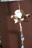 Deer Cervical Vertebrae & Coffin Nail Selenite Suncatcher