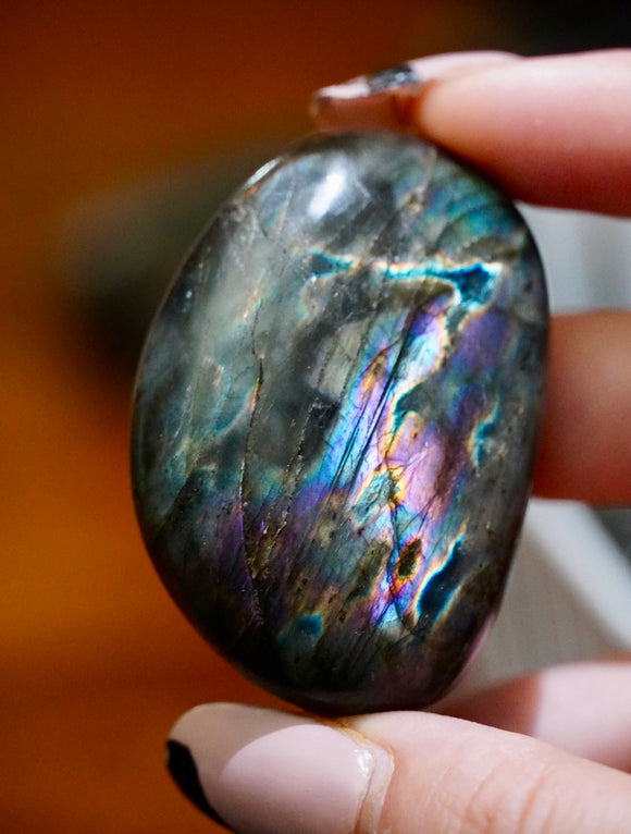 Labradorite Palm Stone