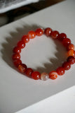 Carnelian & Peachmoonstone Bracelet