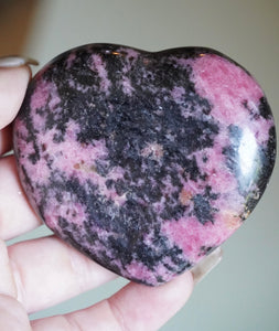 Rhodonite Heart