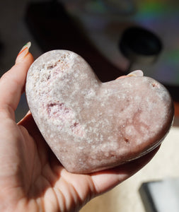 Pink Amethyst Heart