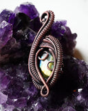 Heady Copper Labradorite Pendant