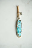 Larimar in Sterling Silver & 14k Gold Filled