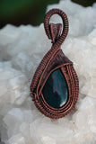 Copper African Bloodstone Pendant